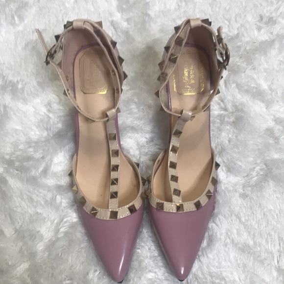 Shishang Girl Studded pink pumps - Picture 5 of 7